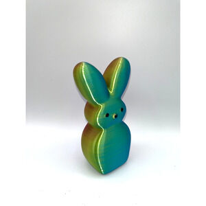 Jumbo Peeps Easter Bunny Rainbow Peep Multi Color Easter Rabbit Cute Bunny OOAK